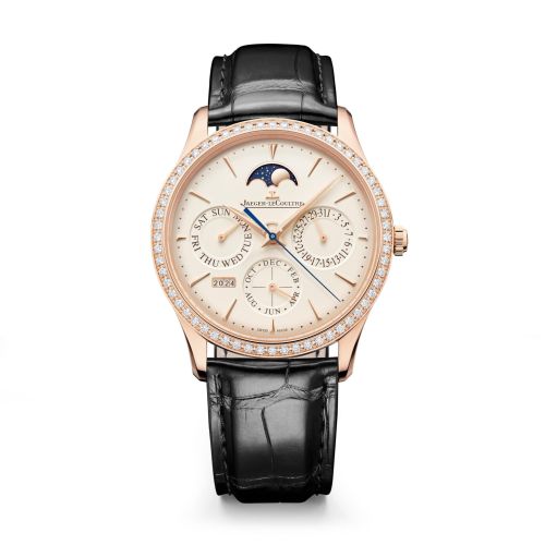 Jaeger-LeCoultre Master Ultra Thin Perpetual Pink Gold - Diamond Eggshell