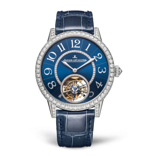 Jaeger-LeCoultre Rendez-Vous Tourbillon White Gold Blue Alligator