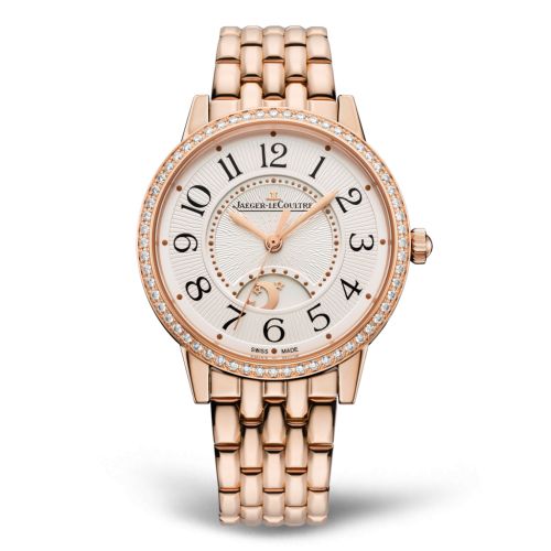 Jaeger-LeCoultre Rendez-Vous Night & Day Medium Pink Gold - Diamond Silver Bracelet