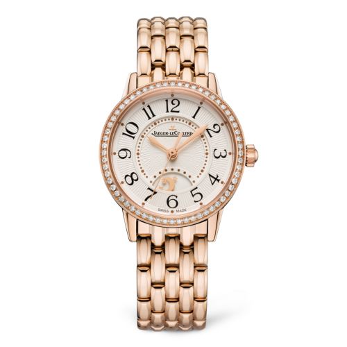 Jaeger-LeCoultre Rendez-Vous Night & Day Small Pink Gold - Diamond Silver Bracelet