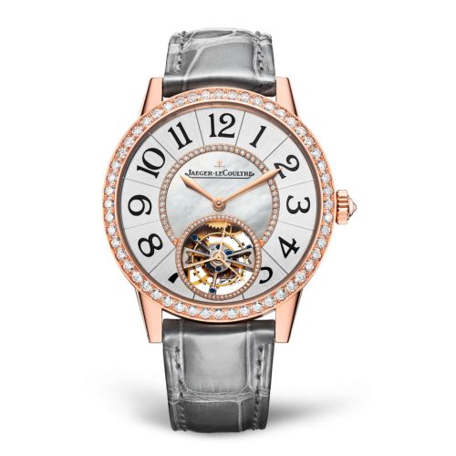 Jaeger-LeCoultre Rendez-Vous Jewelery Tourbillon Pink Gold MOP Alligator
