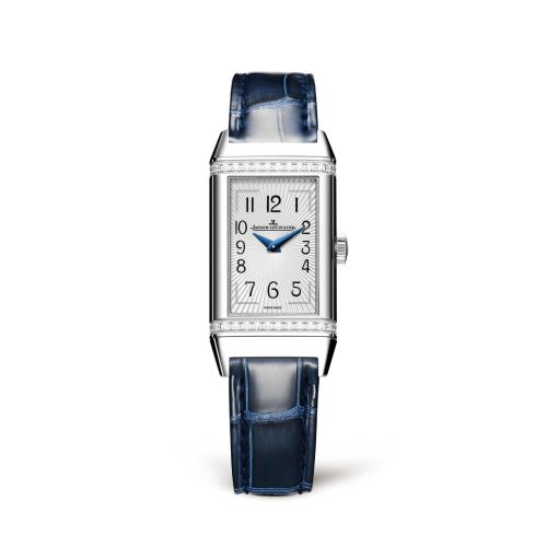 Jaeger-LeCoultre Reverso One Monoface Stainless Steel Diamond White Alligator