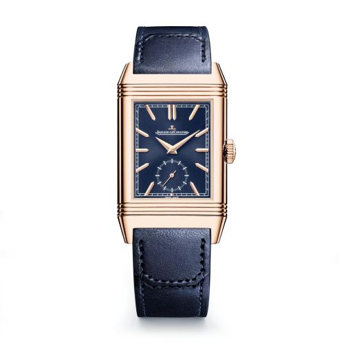 Jaeger-LeCoultre Reverso Tribute Duoface Small Seconds Pink Gold Blue