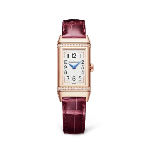 Jaeger-LeCoultre Reverso One Duetto Pink Gold Silver Alligator
