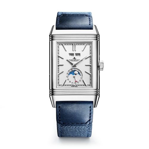 Jaeger-LeCoultre Reverso Tribute Duoface Calendar Stainless Steel Silver