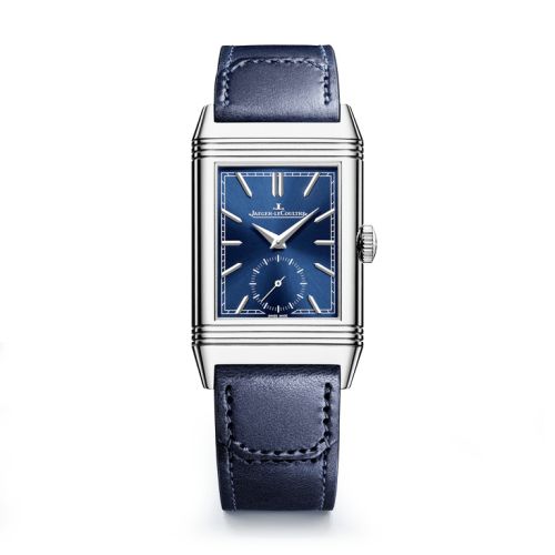 Jaeger-LeCoultre Reverso Tribute Monoface Stainless Steel Blue