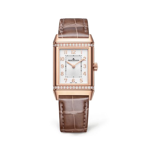 Jaeger-LeCoultre Reverso Classic Medium Duetto Pink Gold Silver