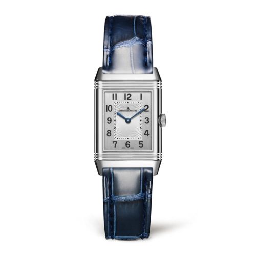 Jaeger-LeCoultre Reverso Classic Small Duetto Stainless Steel Silver Alligator