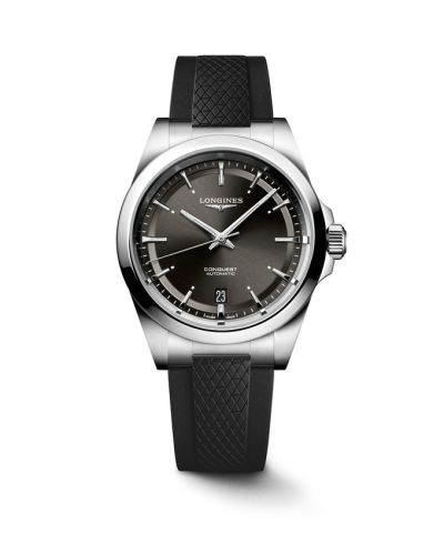 Longines Conquest 38 Stainless Steel Black Rubber