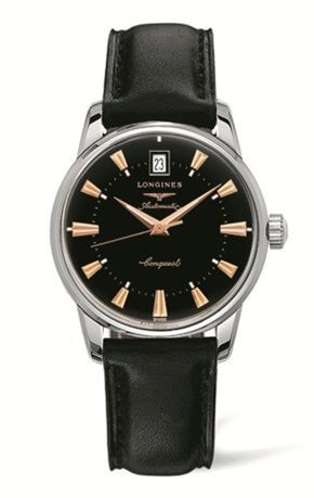 Longines Conquest Heritage Black