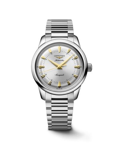Longines Conquest Heritage 38 Stainless Steel Silver Bracelet