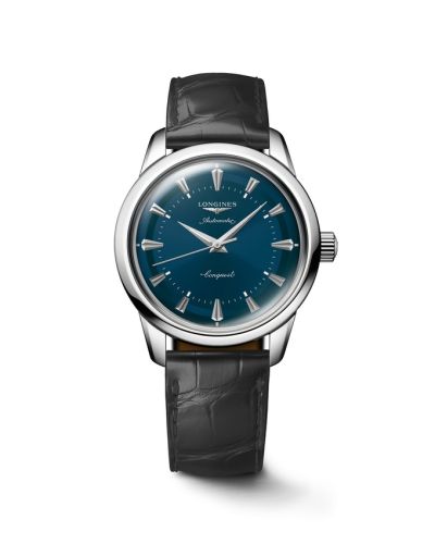Longines Conquest Heritage 38 Stainless Steel Blue