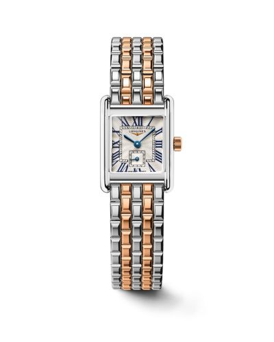 Longines Mini DolceVita 21.5 Quartz Stainless Steel - Pink Gold Silver Bracelet
