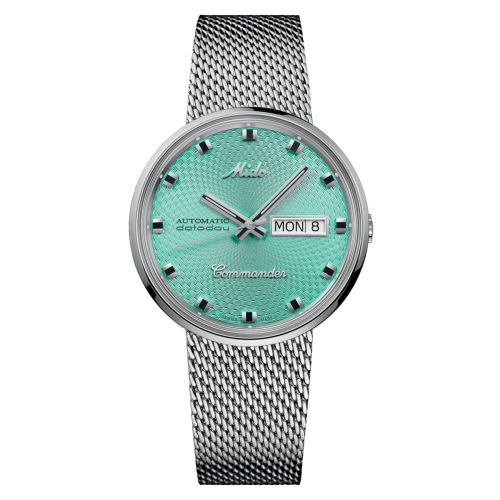 Mido Commander 1959 Stainless Steel Turquoise Bracelet