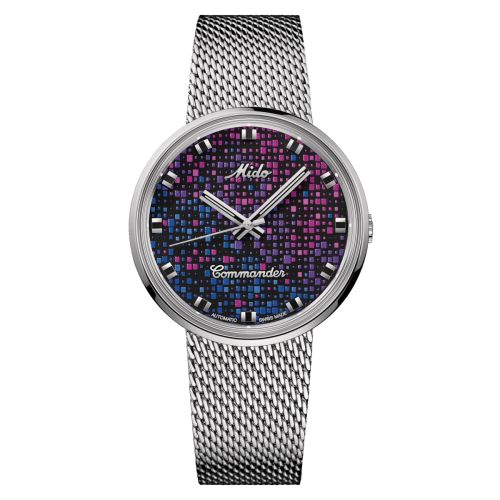 Mido Commander 1959 Stainless Steel Pixel Bracelet