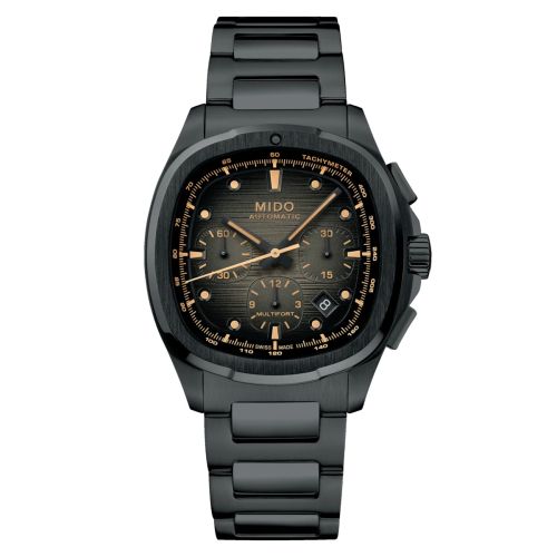 Mido Multifort TV Chronograph PVD Grey Bracelet