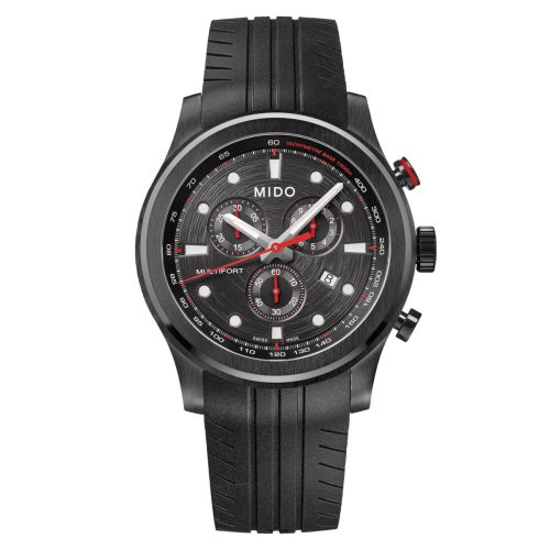 Mido Multifort Chronograph Quartz PVD Black