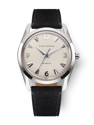 Nivada Grenchen Antarctic 35 Eggshell - White Luminova Stainless Steel Black