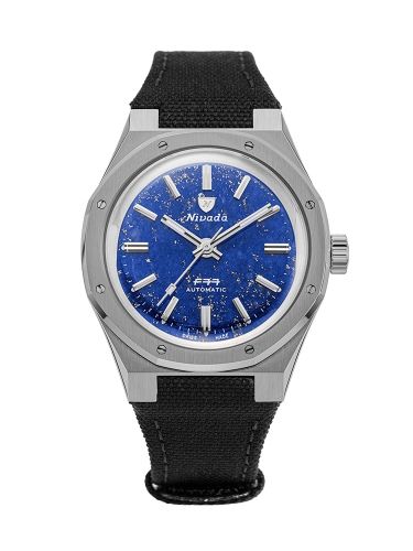 Nivada Grenchen F77 Titanium Lapis Lazuli Velcro