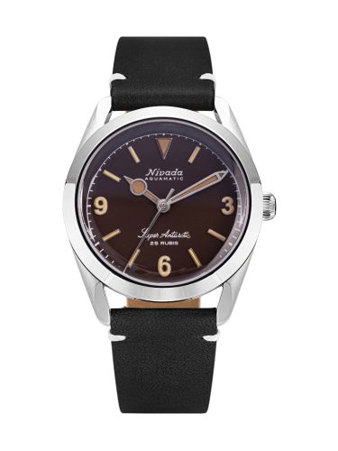 Nivada Grenchen Super Antarctic 3.6.9. Tropical Stainless Steel Black - White