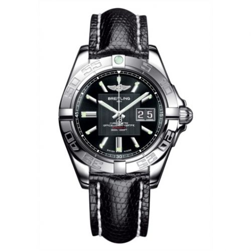Breitling Galactic 41 Stainless Steel Trophy Black Teju