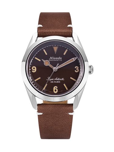 Nivada Grenchen Super Antarctic 3.6.9. Tropical Stainless Steel Brown - White