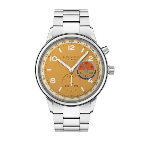 Nomos Glashütte Club Sport Neomatik Worldtimer Dune