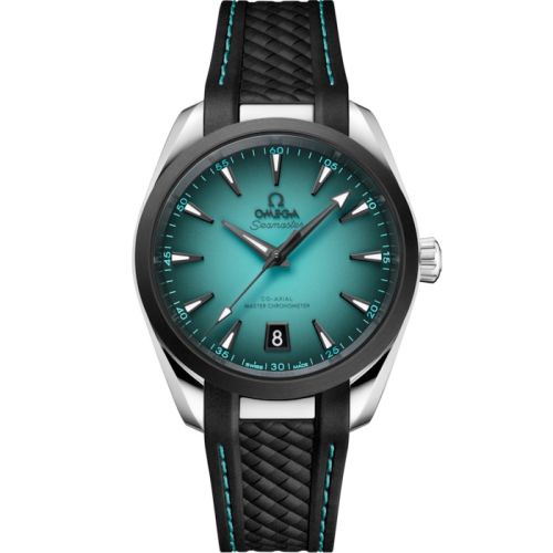 Omega Seamaster Aqua Terra 150M Master Chronometer 38 Stainless Steel - Ceramic Turquoise Rubber