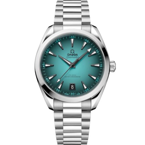 Omega Seamaster Aqua Terra 150M Master Chronometer 41 Stainless Steel Turquoise Bracelet