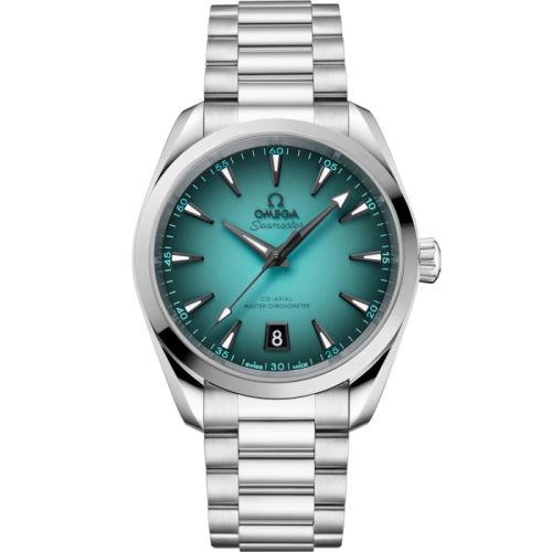 Omega Seamaster Aqua Terra 150M Master Chronometer 38 Stainless Steel Turquoise Bracelet
