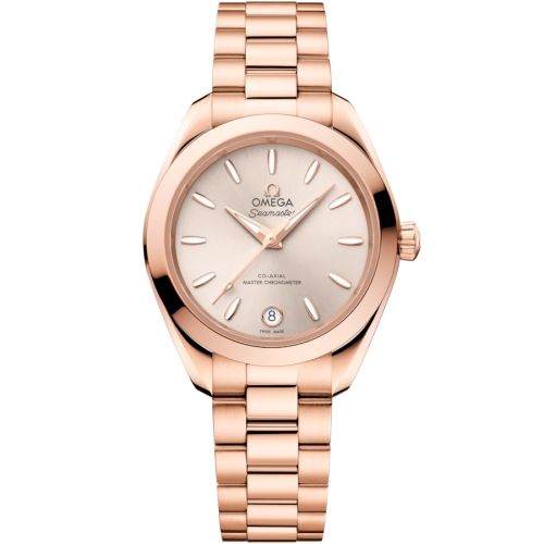 Omega Seamaster Aqua Terra 150M Master Co-Axial 30 Sedna Gold Linen Bracelet