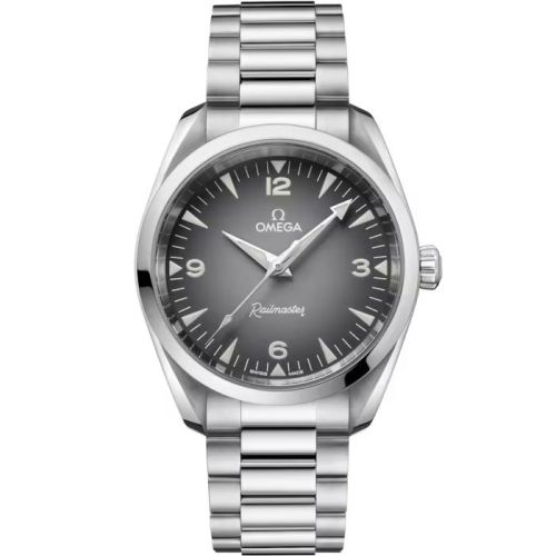 Omega Railmaster Omega Co-Axial Master Chronometer 38 Stainless Steel Grey Gradient Bracelet