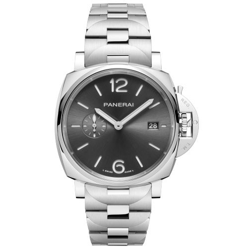 Panerai Luminor Due 42 Automatic Stainless Steel Grey Bracelet