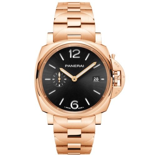 Panerai Luminor Due 42 Automatic TuttoOro Grey