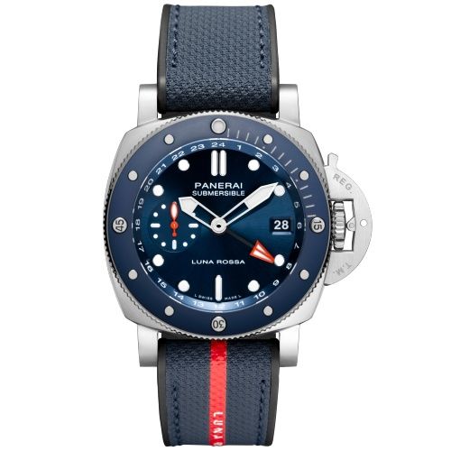 Panerai Submersible GMT Luna Rosas Titanio