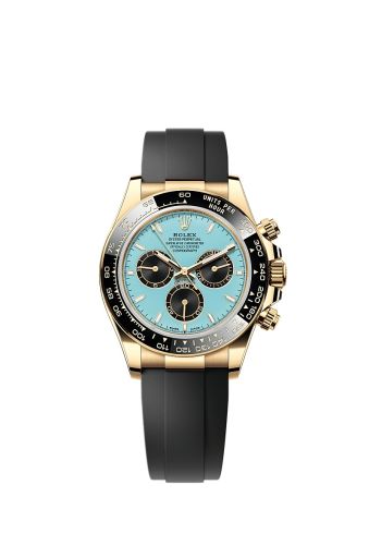 Rolex Cosmograph Daytona Yellow Gold - Cerachrom Turquoise Oysterflex