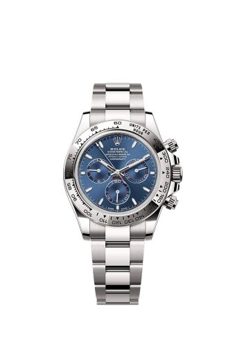 Rolex Cosmograph Daytona White Gold Blue Oyster