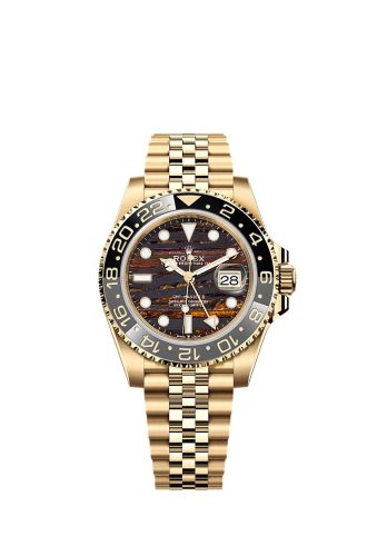 Rolex GMT-Master II Yellow Gold GRNR Tiger Iron Jubilee