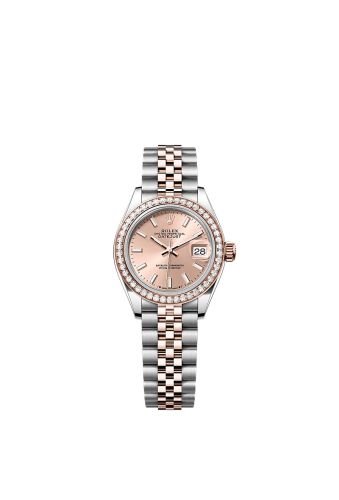 Rolex Lady-Datejust 28 Stainless Steel Rose Gold Diamond Rose Oyster