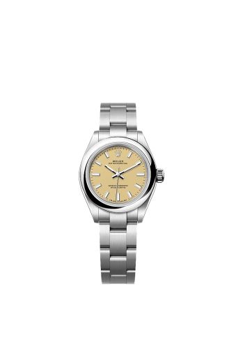 Rolex Oyster Perpetual 28 Stainless Steel Beige