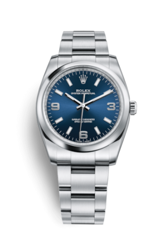 Rolex Oyster Perpetual 34 Blue Explorer
