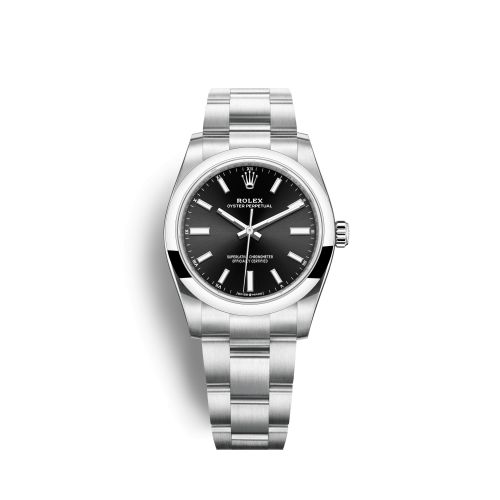 Rolex Oyster Perpetual 34 Stainless Steel Black