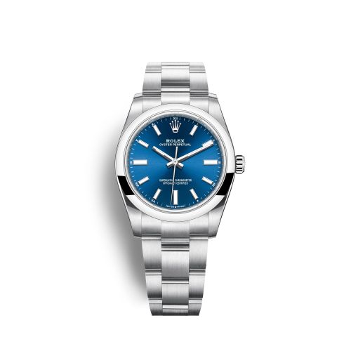 Rolex Oyster Perpetual 34 Stainless Steel Blue