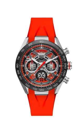 TAG Heuer Carrera Chronograph Extreme Sport Titanium - Ceramic Orange Rubber
