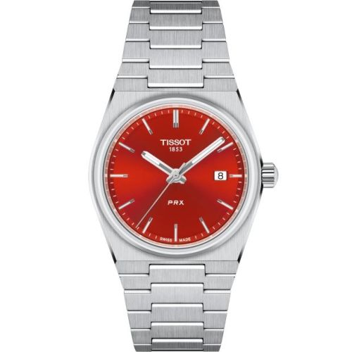 Tissot PRX Quartz 35 Stainless Steel Red