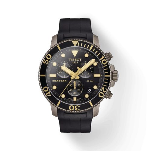 Tissot Seastar 1000 Chronograph Quartz 45.5 Bronze Black Rubber