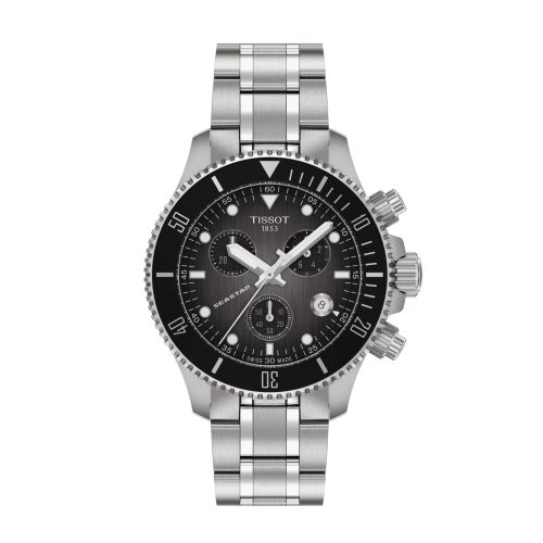 Tissot Seastar 1000 Quartz Chronograph Stainless Steel Grey Bracelet