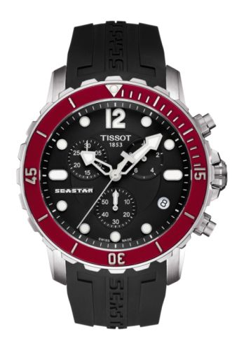 Tissot Seastar 1000 Quartz Chronograph Stainless Steel Black Rubber