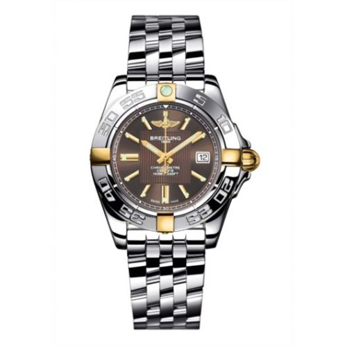 Breitling Galactic 32 Two Tone Bronze Bracelet