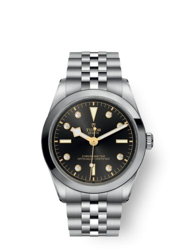 Tudor Black Bay 36 Stainless Steel Black - Diamond Bracelet